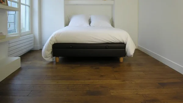 Bespoke dark hardwood flooring