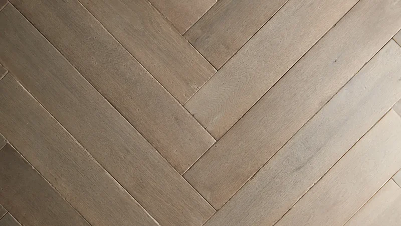 Bepoke thin herringbone pattern hardwood flooring