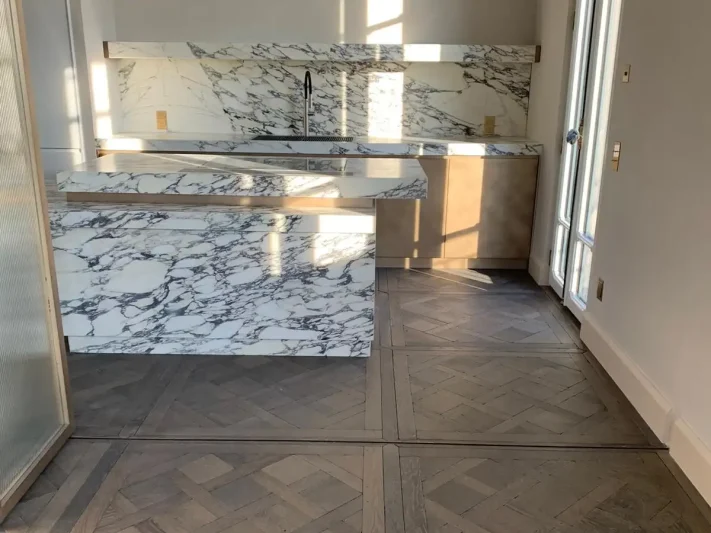 Bespoke mansion weave hardwood flooring