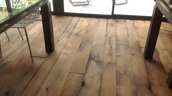 Bespoke smoked hardwood flooring